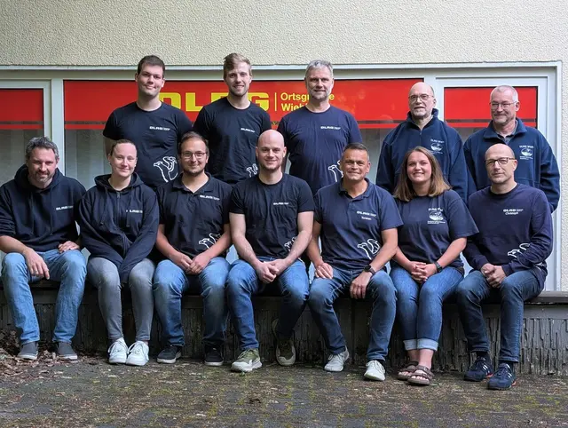 Der neue Vorstand der Wiehler Lebensretter.  | Foto: Matthias Vehlow