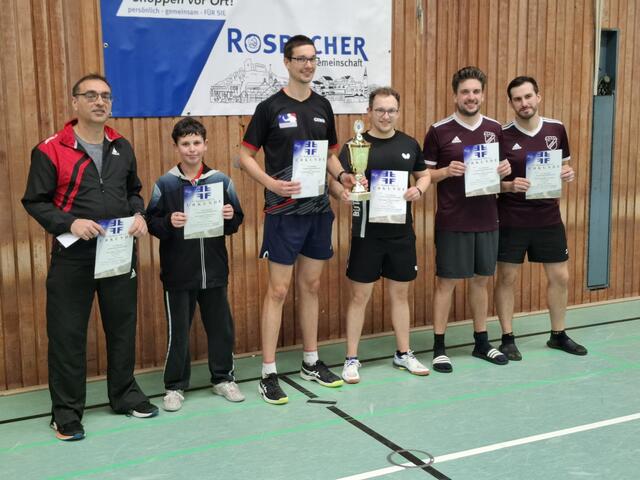 So sehen Sieger aus.  | Foto: TV Rosbach Tischtennis-Abteilung