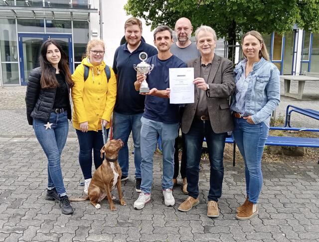 Das Siegerteam des Nachhaltigkeitswettbewerbs.           | Foto: Schule