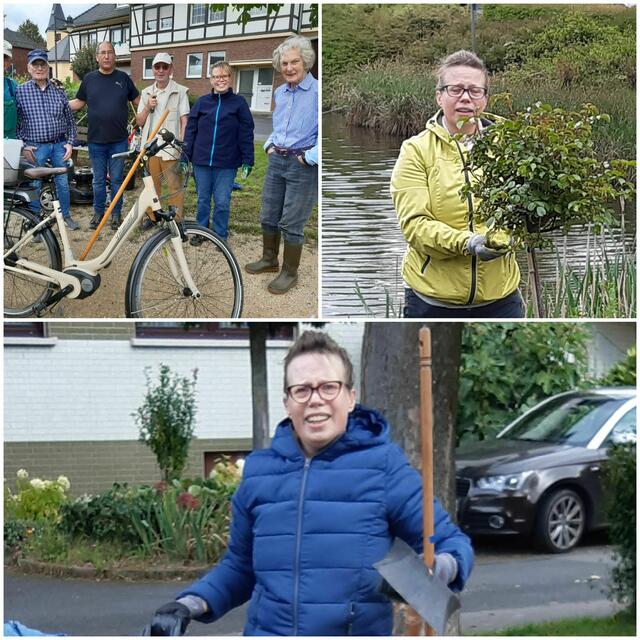 Die Fotocollage zeigt einen kleinen Ausschnitt der Arbeit von „Weiherwartin“ Nicole Heyrt und ihrer Familie.  | Foto: HVV