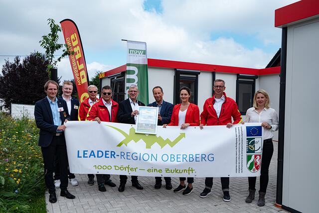 Dank großzügiger LEADER-Förderung wurde das Einsatz- und Ausbildungszentrum der DLRG realisiert.                                  | Foto: (c) DLRG