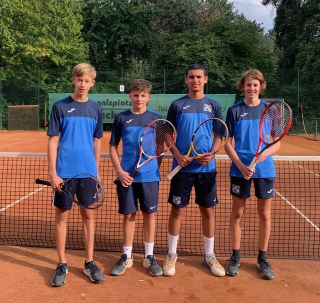 Louis Naucke, Mika Röhrdanz, Moshab Mehdi und Janis Istas (v.l.n.r.).  | Foto: TC BW Lülsdorf