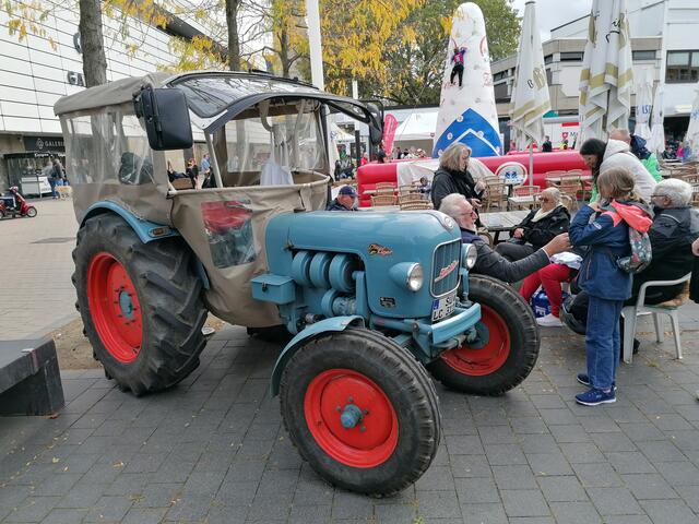 Die Landwirtschaft präsentierte auf dem Klosterplatz viele interessante Informationen und Aktionen.  | Foto: Thomas Limbach