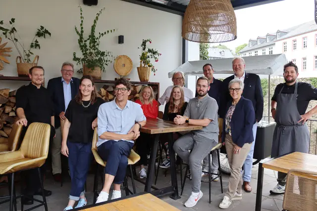 Im Boutique-Hotel Marielle trafen sich Vertreter aus Hotellerie, Gastronomie, Tourismus und Verwaltung zum Austausch.  | Foto: Foto Rößler/Stadt Bad Münstereifel