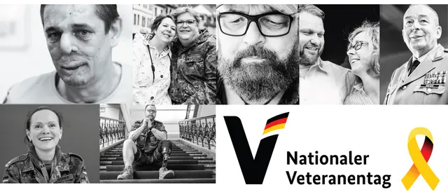 Zum 2. bundesweiten Veteranentag am Samstag, 13. Juni, wird in Euskirchen die Straße zur Mercator-Kaserne, nach dem in Afghanistan ums Leben gekommenen Bundeswehrsoldaten Stefan Kamins, in Stefan-Kamins-Straße umbenannt.  | Foto: Plakat/Bundeswehr