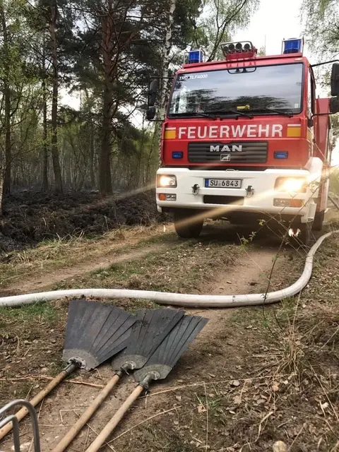 Die Gefahr von Waldbränden ist aktuell besonders hoch.	  | Foto: Feuerwehr / Peter Kern