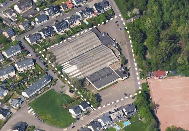 Schrägluftbild des Planbereichs.