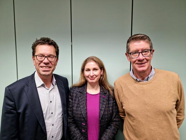 Dierk Timm, Nadine Eilenberger und Helmut Halbritter bilden den Fraktionsvorstand, krankheitsbedingt fehlte Daniel Dobbelstein. | Foto: SPD-Fraktion