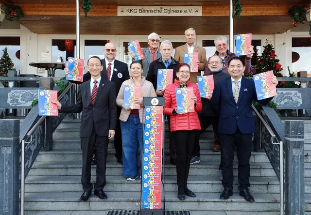 12 ereignisreiche Monate liegen zurück, jetzt starteten die Bönnsche Chinese erwartungsvoll ins Jahr 2023 und präsentierten ihr neues Magazin „Bönnsche Chinese Kompakt“. | Foto: Frank Engel-Strebel
