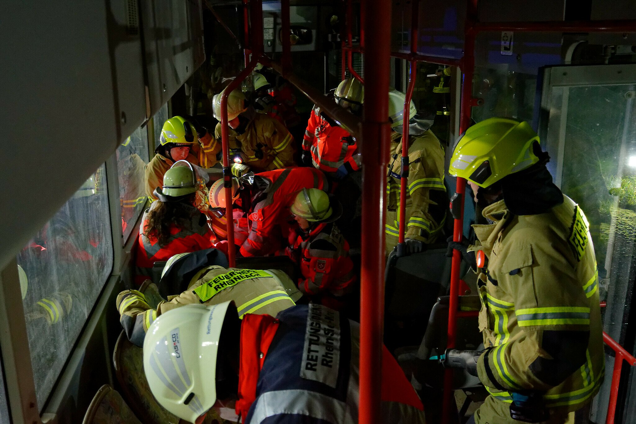 Übung der Rettungsdienste „Massenanfall von Verletzten“ Rheinbach