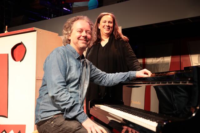 Susanne Kessel und Marcus Schinkel im Pantheon am Bösendorfer-Flügel. | Foto: we