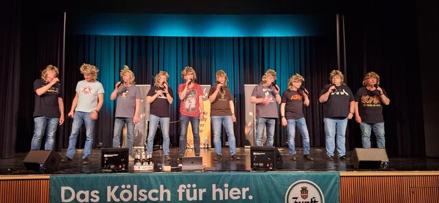 Die Voice Boys in Aktion.                                          | Foto: (c) Förderverein