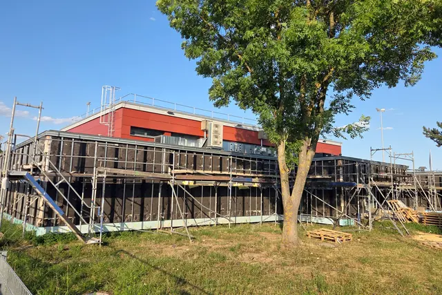 Die Turnhalle in Bliesheim soll nach den Sommerferien wieder für den Schul- und Vereinssport bereitstehen. | Foto: Stadt Erftstadt