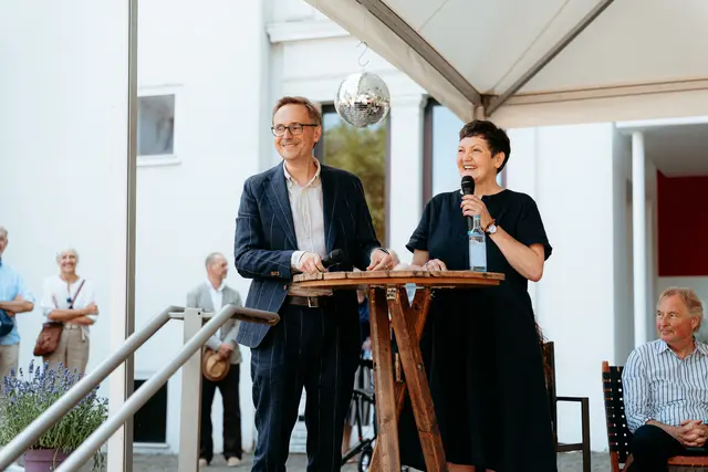 Bei der Jubiläumsfeier zum 20-jährigen Bestehen der Montag Stiftung Urbane Räume standen gemeinwohlorientierte Stadtentwicklung, Beteiligung und gesellschaftlicher Zusammenhalt im Mittelpunkt.  | Foto: Simon Veith