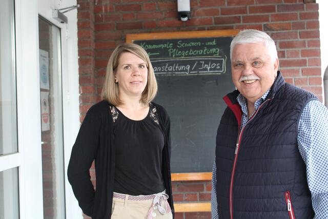 Laura Philipp und ihr Vorgänger Rainer Drewermann.