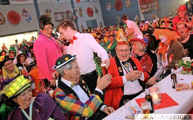 Foto: Der Sommers Jürgen war jeck dabei.