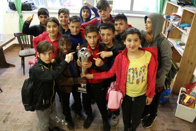 Der Europa League Gewinner: Die 11. Gesamtschule Mülheim | Foto: Daniel Könen