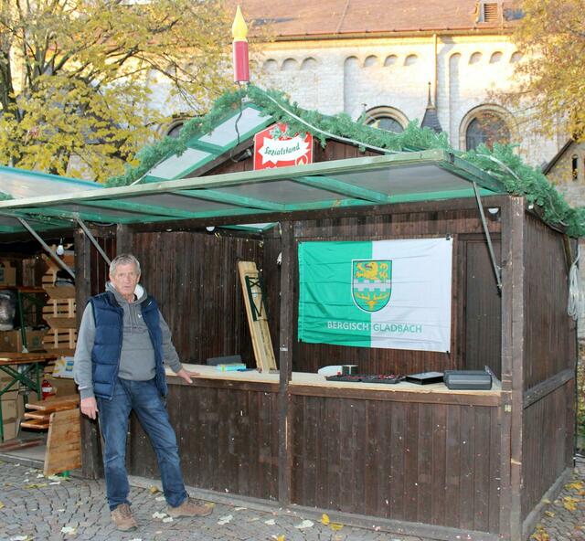Der Sozialstand auf dem Bergisch Gladbacher Weihnachtsmarkt | Foto: Stadt GL