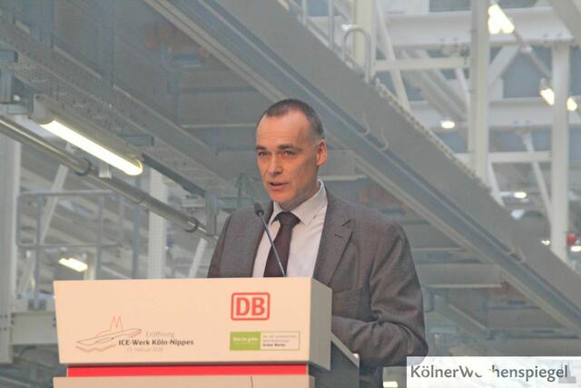 Berthold Huber, Vorstand Personenverkehr der Deutschen Bahn AG | Foto: Robels