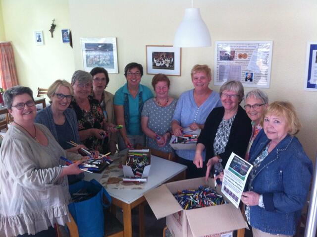 Das Wesselinger Team der Damen des Frauenkreises. | Foto: Gisela Fey
