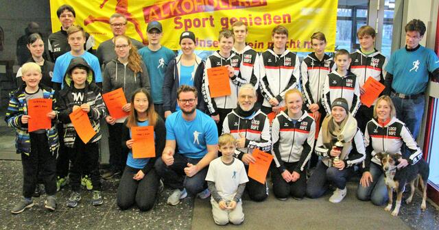 Die Lindlarer Sommerbiathleten machten jetzt im Winter auf nach Reuss-Reuschenberg zum eisigen Wettkampf. Es hat sich gelohnt. | Foto: Betina Brückmann
