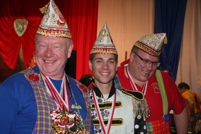 Auch der Vorstand freute sich. Delf Freitag ( Ehrenpräsident ) , Rolf Richter ( ( Präsident ) und Stefan Walter  ( Vize- Präsident ) ( vlnr ) | Foto: Herrmann J Nied 