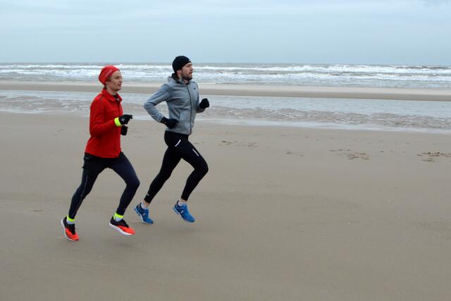 Viele Kilometer wurden am Strand gelaufen. | Foto: Jochen Baumhof