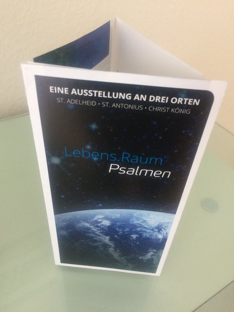 Faltblatt zur ökumenischen Ausstellung „Lebens.Raum Psalmen“ | Foto: privat