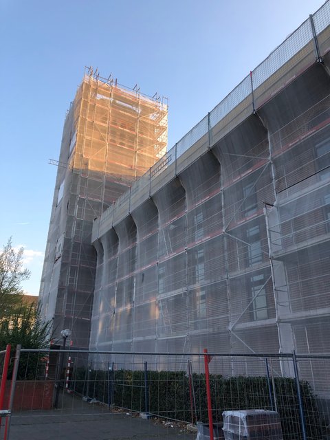 Kirchensanierung auf der Seite Graurheindorfer Straße | Foto: privat