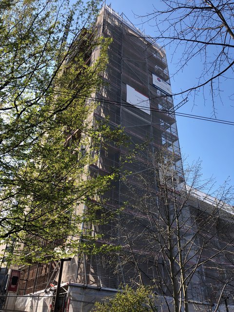 Arbeiten am Kirchturm von St. Joseph in Bonn | Foto: privat