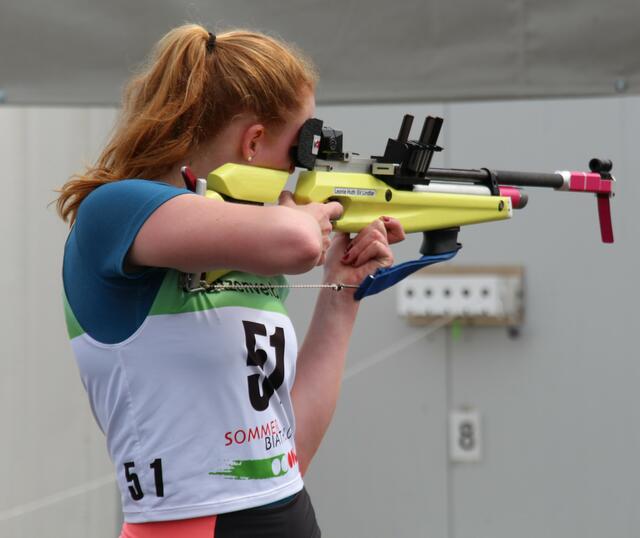 Leonie Huth legt an. | Foto: Betina Brückmann