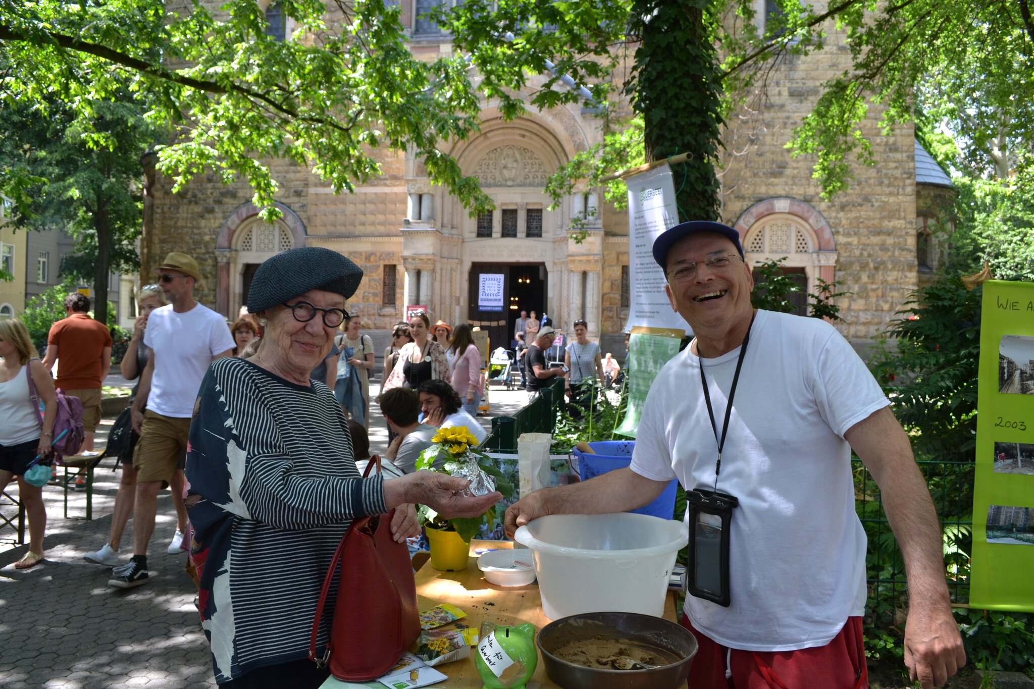 Die Gärtner vom Brüsseler Platz Querbeet e.V. feierte Sommerfest