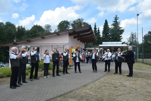 Die Jagdhornbläsergruppe des Hegeringes Eitorf/Herchen | Foto: Erwin Höller 