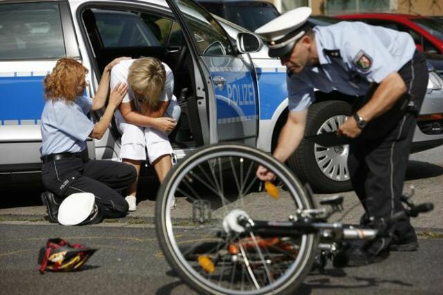 Unfall mit dem Fahrrad (Symbolbild) | Foto: Polizei/Jochen Tack