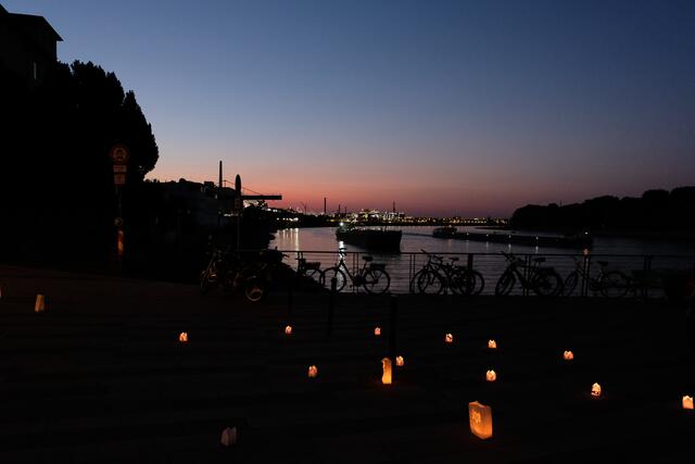Eine wunderschöne Impression von den 2. Wesselinger Lichtern. | Foto: Wolfhard Brandtstäter
