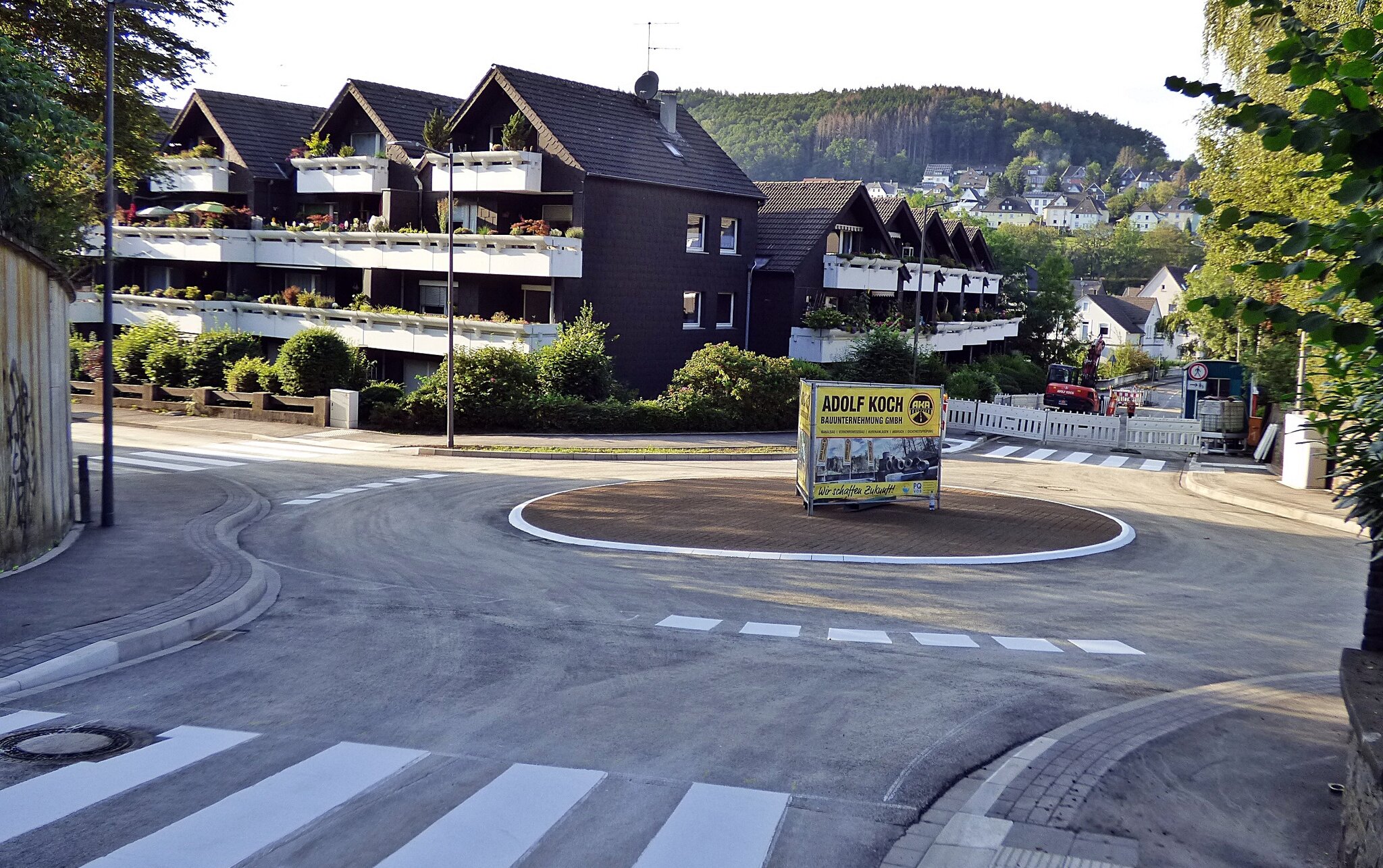 Kreisverkehr in Dieringhausen Nun geht es rund in Dieringhausen