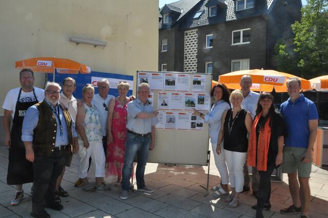 Der CDU Stadtverband hatte zum informativen Sommerfest am Rheinforum eingeladen. | Foto: dju