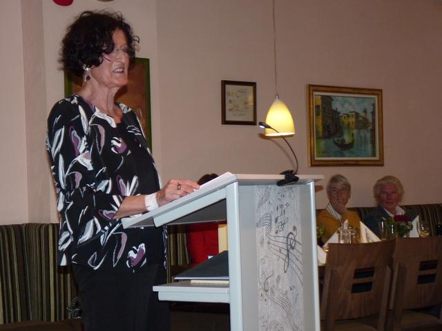 Renate Köpke kündigt den nächsten Gang an | Foto: Walter Kümmel
