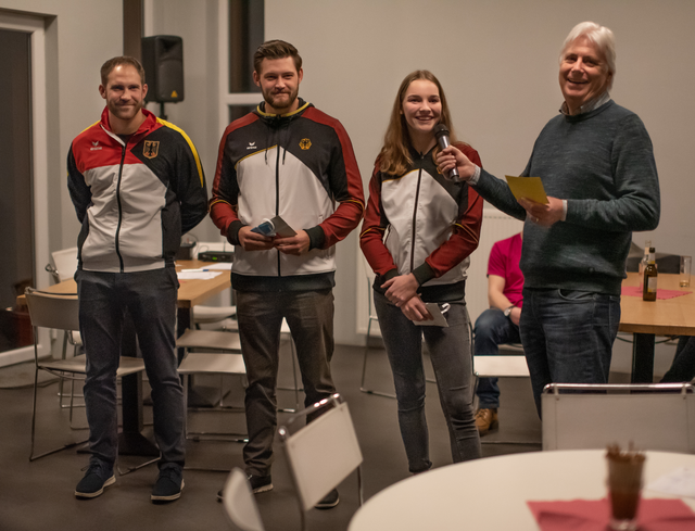 Jonas Vieren, Dennis Witt, Nina Hachenburg und Jürgen Schreiber (v.l.n.r.). | Foto: Luis Helmhold