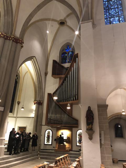 Einsingen mit Orgel für das Festhochamt in St. Peter (Vilich) | Foto: privat