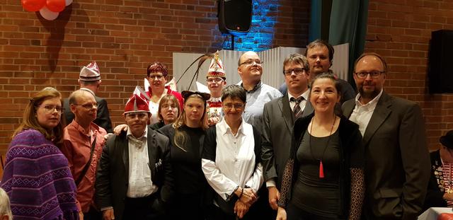 Blatt-Gold bei der Prinzen-Proklamation im Haus Burggraben | Foto: Blatt-Gold