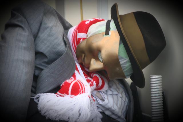 Der Nubbel, den die Mitglieder der Kinder - und Jugendgruppe liebevoll gestaltet haben | Foto: Herrmann J.Nied