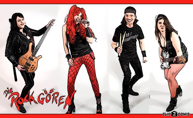 Die Rockgören freuen sich auf ihren Auftritt auf der Rheinbühne beim 10. Wesselinger RheinKlang 669 Musikfestival am 23. Mai 2020.  | Foto: Die Rockgören