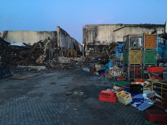 nicht verbrannte Lager Materialien 