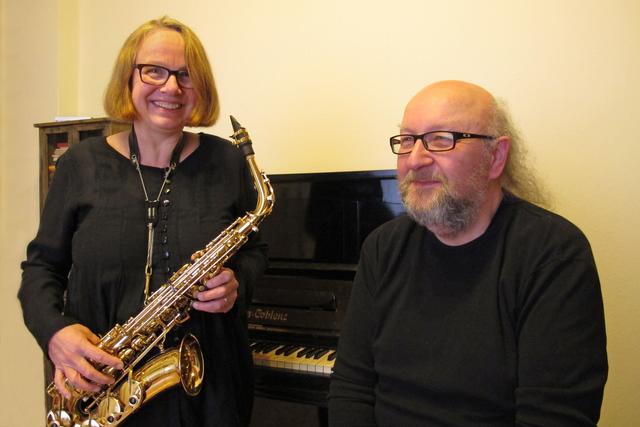 Hanna Laug und Herlmut Ritter - wie immer in der Pfarrkirche St. Germanus.  | Foto: Hanna Laug