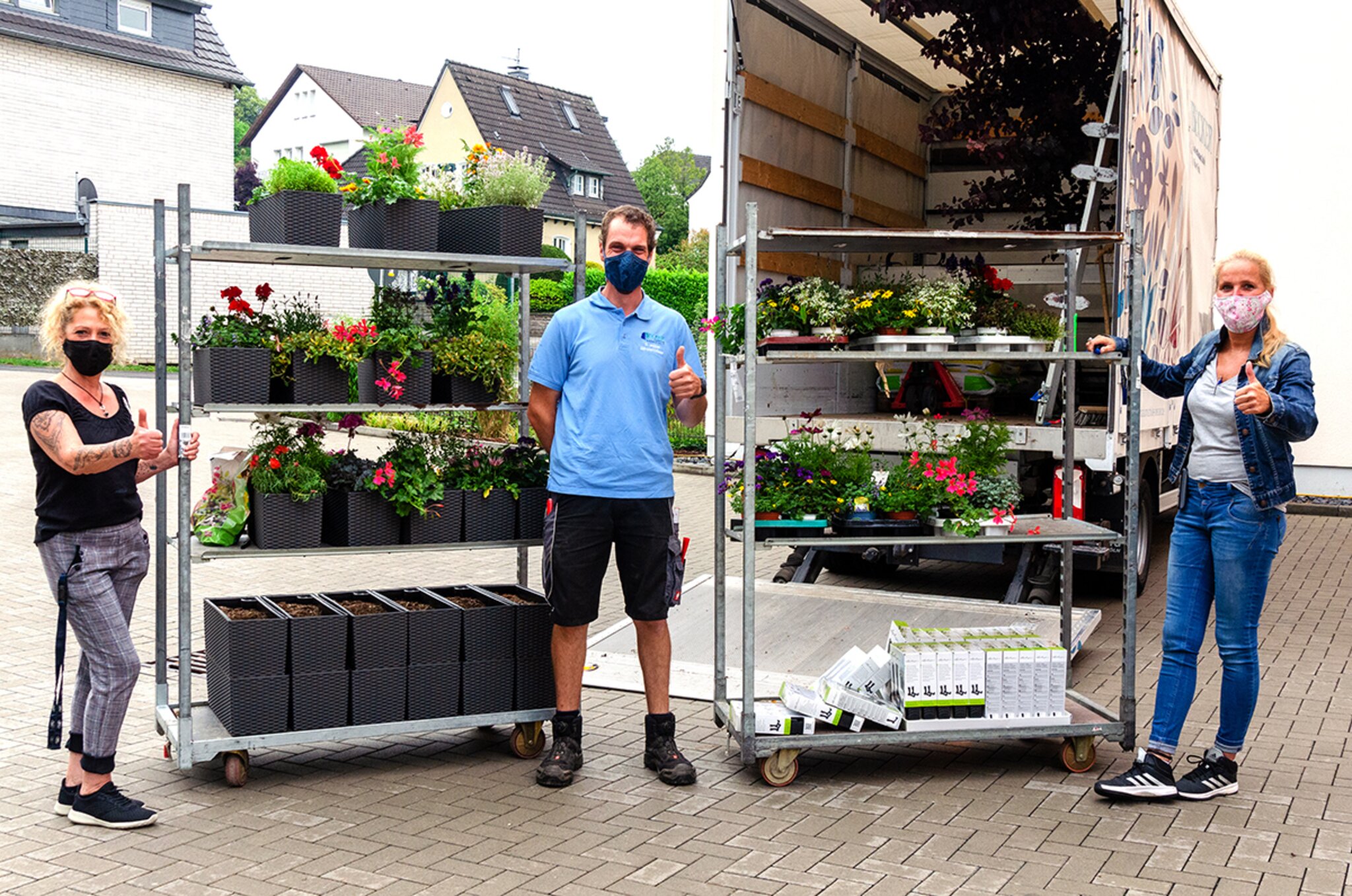 "King Kong" im Bauerngarten Blumen für die Balkonbepflanzung gependet