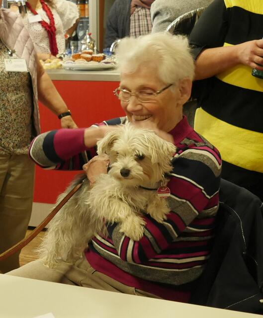 Trixie mit "Freude schenken" unterwegs... | Foto: Heinz Könen