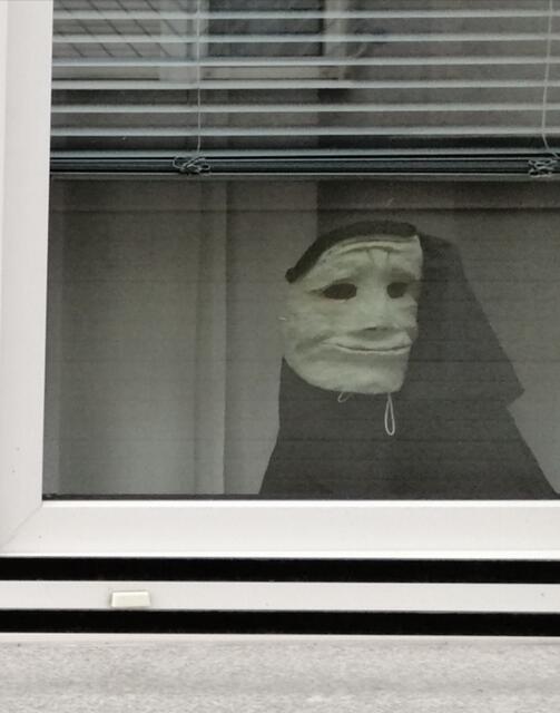 Auch dekorierte Fenster gab es vereinzelt.  | Foto: Heike Löhrer