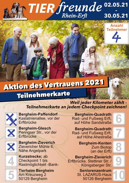 2021: Teilnehmerkarte zum selbst markieren - Ausfüllbeispiel; Layout &amp; Design: Videra Projects, Bergheim | Foto: Ingo Then, Videra Projects, Bergheim