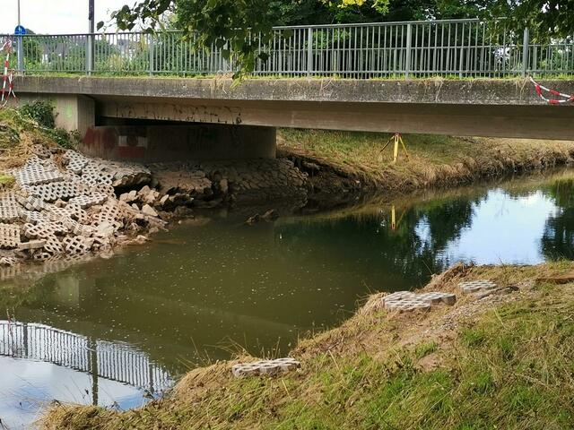 Auch am Kallenhof zeigt sich die Wucht der Wassermassen. | Foto: Volker Düster